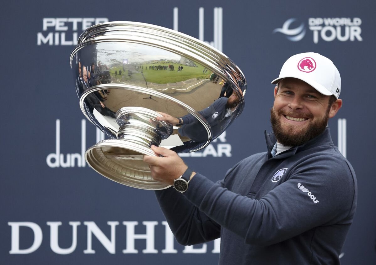 Hatton remporte le Dunhill Links pour la 3e fois un record après avoir battu Colsaerts d'un coup sur le terrain de golf de chez lui